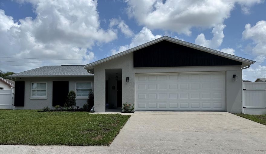 Owner is a licensed real estate agent in the state of Florida

This beautifully fully updated 3-bedroom, 2-bath pool home offers the perfect blend of modern comfort and relaxed Florida living. From the moment you step inside, you’ll notice the bright, open-concept layout with abundant natural light and stylish finishes throughout.

The spacious living area flows seamlessly into a stunning, renovated kitchen featuring sleek countertops, updated cabinetry, stainless steel appliances, and a large island—perfect for entertaining or everyday living. The primary suite provides a private retreat with a fully remodeled en-suite bathroom and generous closet space. Two additional bedrooms for family, guests, or a home office.

Both bathrooms have been tastefully updated with contemporary fixtures and finishes, giving the home a fresh, move-in-ready feel.

Step outside to your own backyard oasis, complete with a sparkling pool, expansive patio area, and plenty of space for outdoor dining and lounging—ideal for enjoying warm days and hosting gatherings.

Additional highlights include updated flooring, modern lighting, and major system upgrades for peace of mind. Conveniently located near shopping, dining, schools, and major roadways, this home truly has it all.

Roof, A/c, hot water heater, appliances all new in 2024

Don’t miss the opportunity, schedule your private showing today!