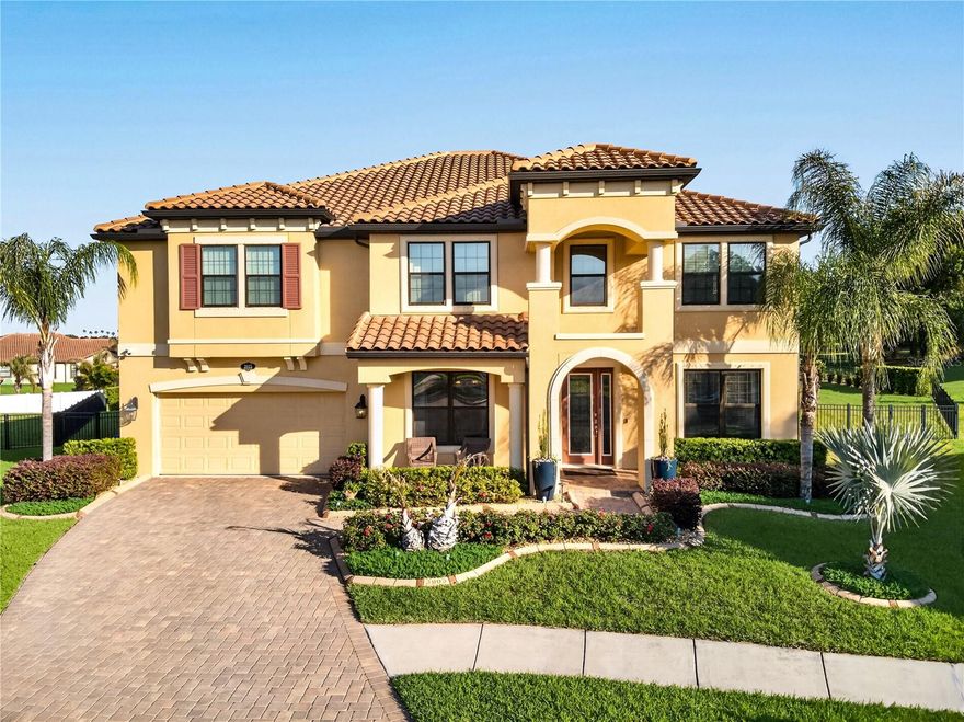 Welcome to luxury living in the highly sought-after gated community of Terra Largo, perfectly positioned in the heart of Lakeland. Nestled on a quiet cul-de-sac, this expansive 5-bedroom, 4.5-bathroom pool home offers nearly 4,900 square feet of thoughtfully designed space, ideal for growing or multi-generational families who value comfort, functionality, and style.

From the moment you step inside, you’re greeted by elegant engineered hardwood flooring and an open, inviting layout designed for both everyday living and entertaining. The gourmet kitchen is a standout feature, complete with quartz countertops, stainless steel appliances, and a separate prep area, perfect for hosting and creating memorable meals.

The home features a true owner’s retreat with dual walk-in closets and a spacious ensuite bath, offering a private sanctuary to unwind. In addition, two secondary bedrooms include their own ensuite, one conveniently located on the first floor and another upstairs, providing flexibility and privacy for guests or extended family.

Upstairs, enjoy a generous loft and dedicated media room, creating the ultimate space for movie nights, game days, or relaxation. Step outside to your private backyard oasis featuring a screened, covered lanai, resort-style pool, and an oversized yard, perfect for outdoor living year-round.

Additional highlights include a 3-car tandem garage, storm shutters, water softener system, smart switches, pool heater, electric-vehicle charger, and solar panels for enhanced energy efficiency.

This home truly offers the space, upgrades, and lifestyle today’s buyers are looking for, all within one of Lakeland’s most desirable communities.