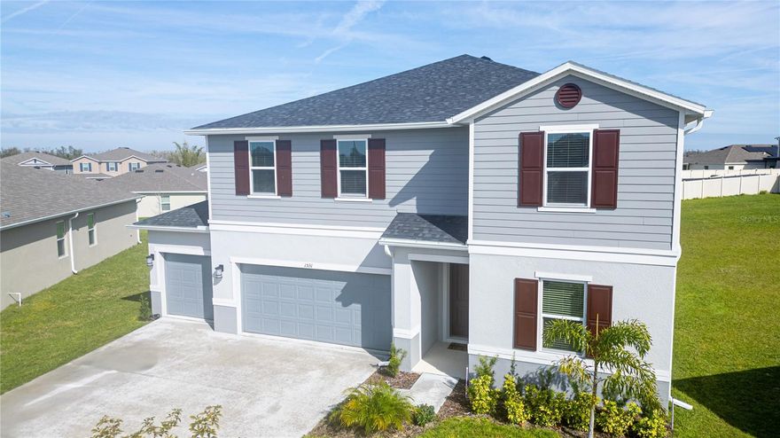 Welcome to this beautifully maintained 4-bedroom, 3-bath home built in 2023 and located in the Lucerne Park area of Winter Haven. This spacious home with over 3,000 square feet of living space with an open floor plan designed for both comfort and functionality. The large kitchen opens to the main living area, creating the perfect space for entertaining and everyday living. The primary suite provides a private retreat with a spacious bathroom and walk-in closet, while additional bedrooms provide plenty of room for family, guests, or a home office. Conveniently located near shopping, dining, schools, and just a short drive to LEGOLAND Florida Resort. Don’t miss the opportunity to own this nearly new home in a growing community.