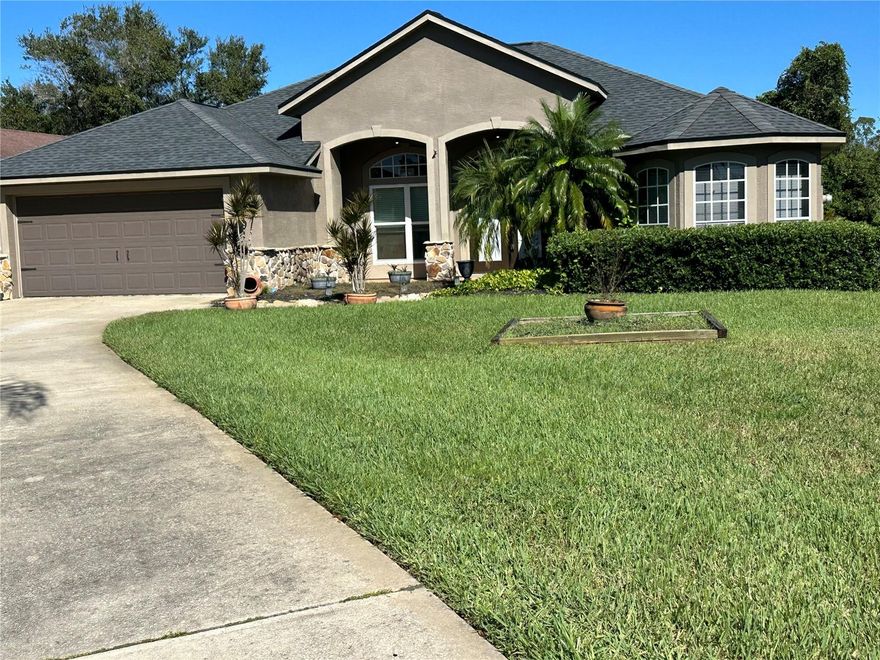 Welcome to 1302 Pine Song Dr — a beautifully maintained 3-bed, 2-bath single-family home in Deltona’s highly sought-after 32725 area. Built in 1999 and offering nearly 2,000 sq ft of living space, this home features an expansive lot (~0.28 acres), quality flooring, and comfortable living areas ideal for families or those seeking extra space. The light-filled living room flows seamlessly into the dining and kitchen areas, while the private master suite offers a peaceful retreat. Outside, the generous yard invites outdoor living, gardening, or simply enjoying the Florida sunshine. Convenient to both Orlando and Daytona Beach, this home blends suburban tranquility with accessibility. Don’t miss this inviting and generously sized gem in Deltona — schedule your showing today! more pics coming