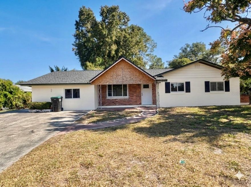 Beautifully updated 4-bedroom, 2-bath home in a premium Winter Park location with NO HOA and a spacious backyard. This home is currently in the final phase of renovation and has already undergone major upgrades, including remodeled bathrooms, updated kitchen, new flooring, upgraded electrical, and a newer roof. The interior has been thoughtfully modernized, offering a bright open layout ideal for comfortable living and entertaining. Seller is offering $20,000 toward remaining exterior improvements and future A/C replacement if desired; current A/C is functioning. An excellent opportunity for a buyer looking for a substantially renovated home with room to finalize a few exterior touches. Conveniently located near shopping, dining, schools, and major roadways. SELLER MOTIVATED!