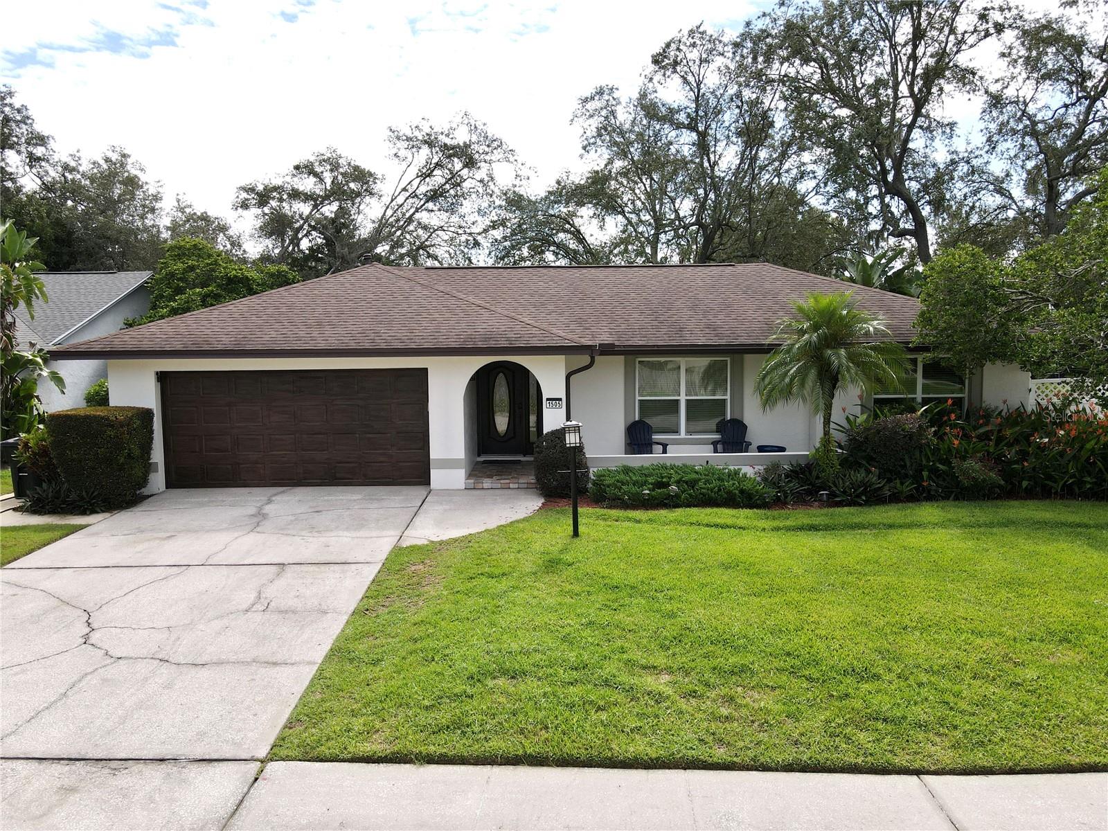 Beautifully Remodeled 4 Bedroom Pool Home! This home boasts with upgrades, pride in ownership and amazing big backyard. Let start with the upgrades, Crown molding, new baseboards, New tile (wood look), fresh paint, Marble clad fireplace, updated gourment kitchen with smooth granite, stainless package and solid wood cabinetry, updated bathrooms with modern touches and neutral colors, plenty of space with all the formal rooms, primary onsuite bathroom has a modern feel with private access to the spanning Pool area...Pool was recently resurfaced with pebble tech.. Oversized, lush landscaped backyard has a large concrete pad for outdoor living (perfect for firepit, summer kitchen or extend the pad just a little bit for your own private pickleball court!) You will fall in love with this home, call for your own private viewing today. Natural Gas available . . . Roof 2019, AC 2024, WH 2023, Replumb 2018, Pool eqt 2021, Electrical panel 2020, Outlets/switches 2025