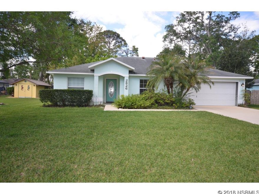 Open floor plan with large eat-in kitchen and lots of pantry storage. Cathedral ceilings in living area. French doors from great room to the back patio.  Large Master Bedroom with good closet storage.  Easy care lawn and landscape plan. 10 min to Riverside Dr. and boat ramp.  Enjoy the Florida Lifestyle. ;Water: City