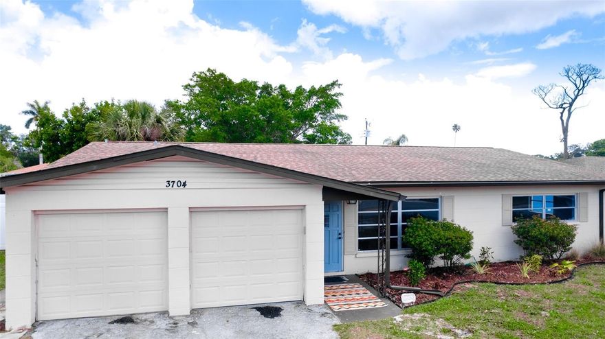 This traditional Florida ranch home with 3 bedrooms and 2 baths is located in the established Country Club Heights neighborhood of West Bradenton. The house, built in 1962, is still owned by the family of the original owners, and they have a strong connection to the area.  It has over 1700 square feet, an open floor plan, and sits on almost 1/4 of an acre.  It has a newly renovated guest bathroom with a shower/tub combination, new vinyl plank flooring, a freshly painted interior and back porch, and new lighting and ceiling fans.  The split bedroom plan provides owner privacy, and the oversized primary bedroom has plenty of natural light and a double built-in closet.  The roof was replaced in 2010, new gutters were just installed, and fascia and soffit updates were just done.  The air conditioner was replaced in 2020.  The property is close to the G.T. Bray sports center, the Bradenton Country Club and golf course, downtown Bradenton, and a multitude of shops and dining experiences. The stunning beaches of Anna Maria Island are only a short 10-minute drive.  This home is also ideal for buyers with a growing family, as there are many educational choices nearby, ranging from parochial, private, and public schools. The home is within Manatee County limits and is not part of any HOA.  There are no deed restrictions in the community, so the large backyard can be converted to RV or boat storage.  There is plenty of room for a large in-ground pool, entertainment space, or home addition.  This property would also make an excellent investment for short or long-term rental.  Country Clubs Heights and the surrounding areas are serene, tree-filled neighborhoods reminiscent of Old Florida.  We are delighted to present this home for sale and purchase.  Come out and visit us soon!! [virtual photos pending]