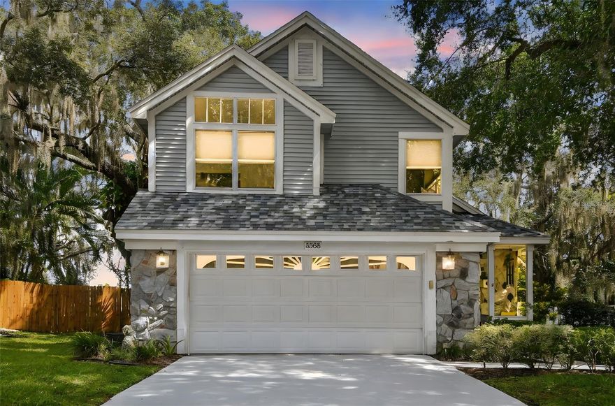 Welcome Home! This stunning two-story residence blends comfort, style, and space in all the right ways. Pulling up to the home you can immediately appreciate the Curb appeal.  It shines with beautiful natural rock accents and tasteful siding, giving the home a warm and welcoming exterior.  Step inside to be greeted by soaring vaulted ceilings and an abundance of natural light that pours through every room, creating an open and airy feel throughout the home. The main level includes a convenient half bathroom and spacious living areas ideal for entertaining or relaxing with family. Featuring 3 spacious bedrooms and 2.5 bathrooms, all bedrooms are thoughtfully located on the second floor—providing privacy and a quiet retreat from the main living areas. The expansive master suite impresses with its generous layout and a large walk-in closet, perfect for all your storage needs. The backyard is truly a standout, exceptionally large and ready for your dream outdoor oasis, whether it’s a garden, play area, or entertaining space. Don’t miss this beautifully designed home that offers both function and charm in every corner!