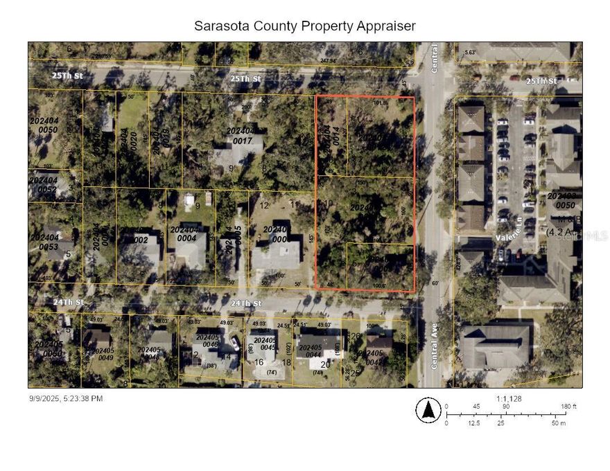 Prime investment opportunity! This nearly * 1-ACRE VACANT LOT * COMPRISED OF 4 SEPARATE PARCELS  * is located in a designated Opportunity Zone, offering incredible potential for development or long-term investment. Conveniently situated near Ringling College, this property is just minutes from downtown Sarasota, Sarasota-Bradenton Airport, and all the vibrant amenities the area has to offer. Its central location provides easy access to shopping, dining, and cultural attractions, making it an ideal spot for a variety of uses. Don’t miss this chance to capitalize on a rare find in a highly sought-after area. Explore the possibilities today!