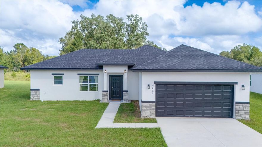 Welcome to this beautiful Siena model home available for rent in the heart of Marion Oaks! Featuring 4 spacious bedrooms and 2 full bathrooms, this home offers a perfect blend of modern comfort, functionality, and style.The open concept floor plan creates a bright and inviting atmosphere, ideal for both everyday living and entertaining. The kitchen flows seamlessly into the living and dining areas perfect for family dinners or relaxing evenings at home. Luxury vinyl plank flooring throughout means no carpet and low maintenance living.
The kitchen is a standout, featuring sleek European style cabinets and quartz countertops for a clean, modern look. Step outside to the covered lanai great for weekend BBQs, morning coffee, or simply enjoying the Florida breeze.Built with solid block construction, this home provides quality and durability you can count on. Located in a great area with easy access to main roads and just minutes from I-75, commuting, shopping, and daily errands are a breeze. Enjoy the convenience of being close to everything while living in a peaceful neighborhood. Don’t miss your chance to live in a stylish, contemporary space that truly feels like home!