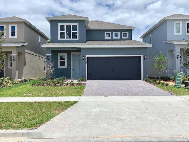 Enjoy living in this Brand New 2 2-story home featuring 4 bedrooms, 3 baths with approximately 2236 sq ft of living space. The first floor is all tile flooring, a spacious kitchen, master bedroom is located on this level. The second level is all carpet and also has a spacious Loft. All appliances included. Great home in a great neighborhood.
This home is in the community of Hartwood Landing. Situated at the Southwest corner of Hartwood Marsh Rd and the Future Hancock Rd Extension. Convenient location, easy access to Hwy 27 and State Rd 429. Effortless commuting to downtown Orlando, attractions like Disney and various other locations, and close proximity to excellent schools.