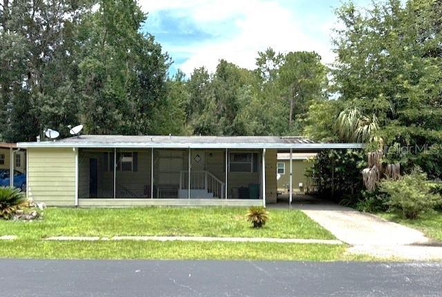 This 1978, 3 bedroom, 2 bathroom mobile home is located in Turkey Creek Forest, a 55+ Community. Featuring a screened front porch, carport, and outdoor laundry room. Perfect opportunity for investors or buyers looking to create their own space. Sold as-is.