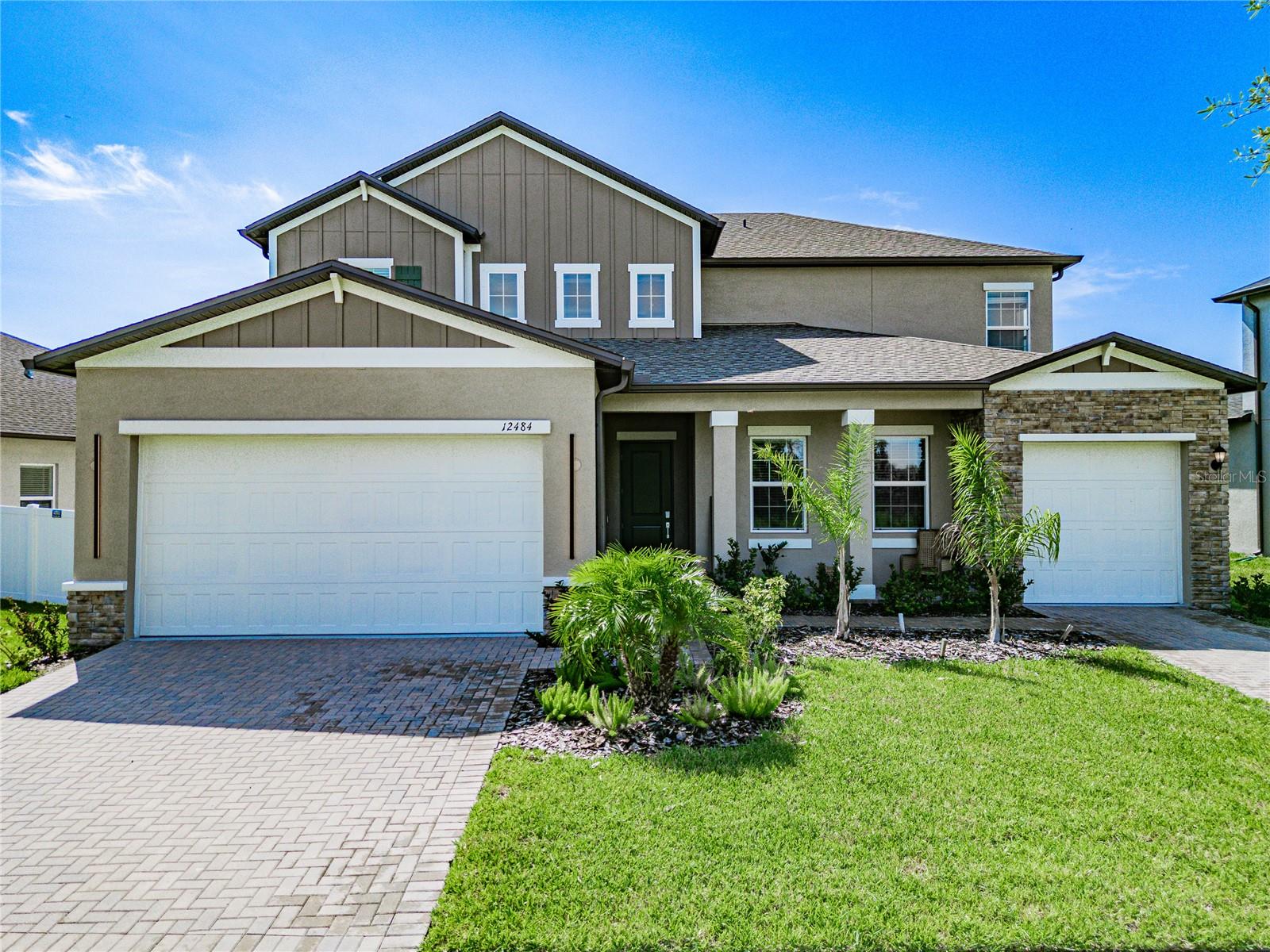 Take advantage of an assumable mortgage at just 4.25% on this like-new 6-bedroom home in Triple Creek—an incredible opportunity to save thousands in today’s high-rate market!
This spacious 6-bedroom, 4.5-bath Lennar home was completed in July 2024 and offers over 3,800 square feet of versatile living space—including a full in-law suite with private entry, its own garage, living room, kitchen, laundry closet, and full bath.
The main home features an open-concept layout with ceramic tile throughout the main living areas and cozy carpet in all bedrooms. Downstairs, enjoy a large family room, dining area, and modern kitchen that opens to a covered lanai—perfect for relaxing or entertaining. Upstairs, a spacious loft provides a second living area, separating the lavish owner’s suite from the four secondary bedrooms and additional bathrooms.
The fully fenced backyard offers pond views through slatted rear fencing, and the 3-car split garage provides plenty of room for vehicles, storage, or toys—with two bays for the main house and a separate bay for the in-law suite.
Located in the highly desirable Triple Creek community, residents enjoy access to a clubhouse, fitness center, two pools, volleyball court, playgrounds, walking trails, and more—all nestled among beautiful nature preserves. Zoned for Sumner High School and with easy access to I-75, you’re just a short drive from Tampa’s beaches, restaurants, and entertainment.
This home has space for everyone—don’t miss it!