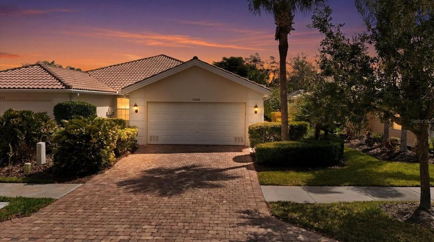 One or more photo(s) has been virtually staged. ***PRICE REDUCTION *** Best Opportunity to live in Village Walk/ Priced to Sell! Welcome to this beautifully maintained 2 bedroom, 2 bathroom villa in the highly sought-after VillageWalk in Sarasota, Florida, offered at $395,000 with BRAND NEW AC unit placed 3/2/2026. This move-in ready home with one original owner features an inviting open-concept floor plan filled with abundant natural sunlight. The spacious split-bedroom layout provides privacy for both owners and guests. The primary suite includes a private en-suite bath and generous closet space, and the comfortable guest bedroom and bath are ideal for visitors or a home office. Enjoy peaceful mornings or relaxing evenings from your private outdoor space, all while benefiting from low-maintenance villa living. VillageWalk is a guard-gated, resort-style community known for its scenic lakes, and miles of walking and biking trails. Residents enjoy an impressive array of amenities including a heated lagoon-style pool and separate lap pool, tennis courts, pickleball courts, a state-of-the-art fitness center, clubhouse with event space, on-site café and boutique shops, and 24-hour security. Conveniently located just minutes from Siesta Key Beach, top-rated dining, shopping, and medical facilities, this home offers the perfect combination of privacy, lifestyle, and accessibility in one of Sarasota’s most desirable communities.
