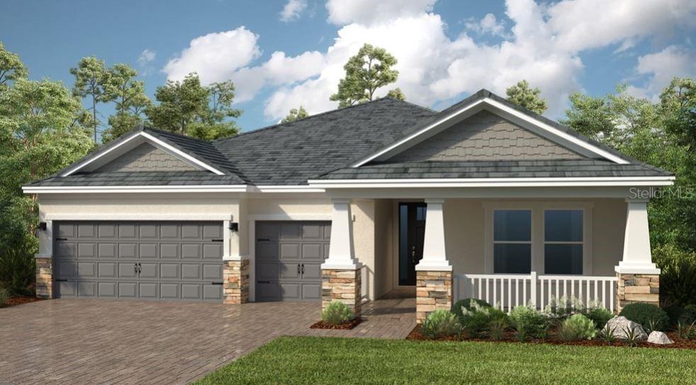 Under Construction. New Construction - November Completion! Built by Taylor Morrison, America's Most Trusted Homebuilder. Welcome to the Java at 35154 Emberview Drive in Hammock at Two Rivers. The Java blends open-concept living with private retreats in all the right ways. This thoughtfully designed 4-bedroom, 3.5-bathroom home offers 2,721 square feet of space, including a 3-car garage and a centrally located gathering room that immediately draws you in from the foyer. Sliding pocket doors lead to a covered lanai, creating seamless indoor-outdoor living. The front of the home features two secondary bedrooms and a full bath, while a private guest suite and half bath are tucked farther down the hallway. A study and laundry room offer everyday function, while the gourmet kitchen—with its oversized island, corner pantry, and generous counter space—anchors the heart of the home. The spacious primary suite sits on its own side, complete with a luxurious bath featuring dual vanities, walk-in shower, optional soaking tub, and large walk-in closet. Additional Highlights Include: Tray ceiling, study in place of flex, gourmet kitchen, deluxe primary bath, outdoor kitchen rough-in, pocket sliding doors, 8' doors. Photos are for representative purposes only. MLS#TB8401445
