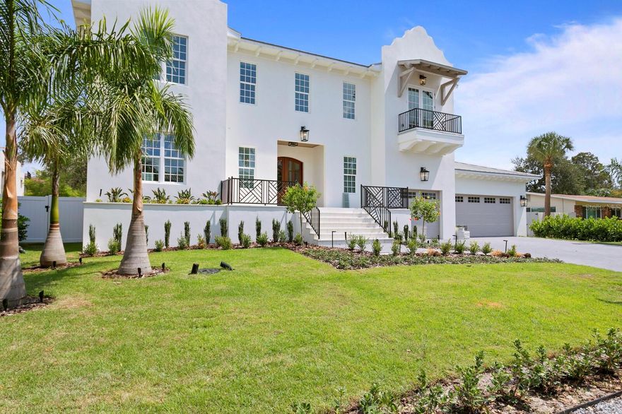 Welcome home to a custom masterpiece built by Momentum Homes. This incredible Rosemary Beach inspired home has been impeccably designed and curated. With over 5580 ft.² this home features 4 bedrooms, 5 ½ baths, gym, upstairs bonus room, family room, mudroom, 3 car garage, pool and spa. The timeless interior and custom finishes were all thoughtfully selected by local designer, Ponton Interiors. The open floorplan has a magnificent family room with fireplace and kitchen that stands as the heart of the home. The state-of-the-art kitchen offers professional grade appliances with subzero refrigerator, wolf cooktop, wall oven, and microwave drawer. The kitchen also offers a large walk-in pantry with an ice machine and wine cooler. A separate dining room is just off the kitchen and opens to a beautiful covered porch with an outdoor living space that’s overlooks the saltwater pool and spa. The outdoor kitchen is equipped with a gas grill, sink and beverage refrigerator...the perfect place for entertaining. The first floor also includes an office and gym/yoga room which could also be used as a 5th bedroom. On the second floor you will find three additional bedrooms all with en-suite baths, a loft space and master suite. The owner’s retreat is beautifully appointed and offers the convenience of a coffee bar, his and her walk-in closets double vanities with custom tile, marble and cabinetry. Other features include pre-wiring for speakers and window treatments, elevator shaft and 3 car garage. Beach Drive is a unique and special enclave of high end homes sitting just off Tampa Bay with proximity to all that South Tampa offers including the Westshore business district, Tampa International Airport, International Mall, sports arenas and plenty of dining opportunities.