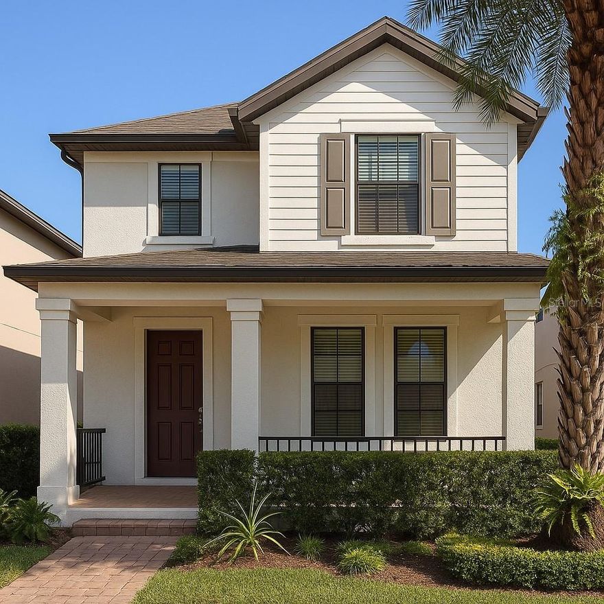 Beautiful two-story home in the desirable Windermere Sound community!
This stunning residence offers 3 bedrooms, 2.5 bathrooms, and a spacious 2-car garage, spanning 1,980 sq. ft. of elegant living space. The primary suite is located upstairs, while bedrooms 2 and 3 share a convenient Jack & Jill bathroom. The home features stainless steel appliances, granite countertops, and modern finishes throughout.

Windermere Sound provides residents with resort-style amenities, including a swimming pool, tennis and basketball courts, playgrounds, and scenic ponds, all with lawn care included. Ideally situated just minutes from Disney World, premium shopping, fine dining, and top-rated schools such as Windermere High School, this home perfectly blends comfort, convenience, and luxury living in one of Orlando’s most sought-after areas.