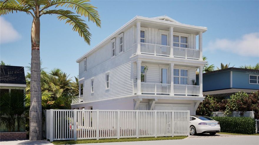 One or more photo(s) has been virtually staged. Pre-Construction. To be built. Pre-Construction listing on the Island. To be built. Pre-Construction. Discover the perfect blend of luxury, sustainability, and peace of mind in this beautifully designed home located
steps away from the crystal clear waters of Bradenton Beach. This energy-efficient residence is built to handle Florida’s harshest storms while providing a comfortable, effortless
coastal lifestyle. With no insurance claims or water intrusion, even after recent major hurricanes, the home offers a level of security that’s rare to find in a waterfront setting. Built
with cutting-edge, storm-resilient materials and technology, it's designed to be self-sustaining and virtually headache-free, minimizing ongoing maintenance and utility costs. The home
features a modern coastal layout with an open floor plan, high-end finishes, and smart energy systems that work for you around the clock. Homeowners enjoy exclusive access to boating,
outdoor recreation, and all the charm of life on Anna Maria Island—without the worry. Now available with a 4th bedroom for added flexibility and an extended deck offering uninterrupted
sunset views, perfect for relaxing or entertaining outdoors. Ask about our furniture options. This home isn’t just built for now—it’s built for the future.
Coastal Bliss and Resilient Design: Your Anna Maria Island Oasis Awaits
ANNA MARIA ISLAND, FL – Embrace the pinnacle of island living in this brand-new, masterfully constructed three-level coastal contemporary home. Offering a rare combination of luxurious
design, cutting-edge resilience, and a prime location for lucrative short-term rentals, this 4-bedroom, 3.5-bathroom sanctuary is the ultimate Florida dream.
Step inside to an expansive open-floor plan, where coastal architectural elements and high-end finishes create an atmosphere of effortless sophistication. The heart of this home, the
main living area, is perfect for entertaining, with seamless flow between the gourmet kitchen, dining, and living spaces. Ascend to the upper level, where all four spacious bedrooms are
thoughtfully placed for maximum privacy and tranquility.
This is more than just a beautiful home; it's a fortress of modern innovation. Built to the highest standards of hurricane resilience with the latest in renewable methods and products,
this residence offers unparalleled peace of mind. Independently certified to LEED standards, the home is a testament to sustainable and efficient living. Its elevated three-story
design raises it above the flood zone, a crucial feature for coastal properties. Furthermore, the home is powered by a robust solar panel system with battery backup, ensuring that
even in the most severe storms, you will have an uninterrupted power supply.
Beyond the walls of this exceptional property lies the vibrant paradise of Anna Maria Island. Spend your days on the world-renowned white-sand beaches like Manatee Beach or the more
secluded Bean Point  The emerald waters of the Gulf of Mexico are your playground, perfect for boating, fishing charters, parasailing, and paddleboarding. Explore the island's natural beauty with a kayak trip through mangrove tunnels or a hike at the nearby 600-acre Robinson Preserve. The charming Pine Avenue and historic Bridge Street offer unique
shopping and dining experiences, all easily accessible by a leisurely golf cart or bicycle ride.