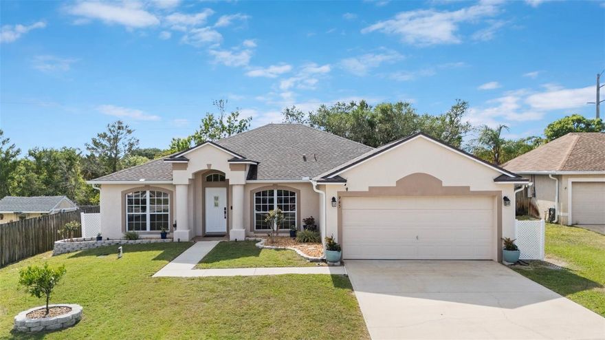 Welcome Home to Comfort, Style & Florida Living Step into this beautifully maintained 4-bd, 2-bth home with a spacious 2-car garage, perfectly designed for modern living and everyday comfort. From the moment you arrive, you'll appreciate the inviting curb appeal, clean architectural lines, and manicured landscaping that set the tone for what awaits inside. The thoughtfully designed offers both openness and privacy, featuring and extra bonus room great for an office or game room. Laminate flooring and tile in the main part of the house and carpet in each bedroom. The kitchen serves as the heart of the home, seamlessly connecting to the main living and dining areas perfect for gatherings, holidays, or casual evenings at home. The primary suite provides a peaceful retreat complete with ample space for comfort, and a private en-suite bath with dbl vanities, jetted tub to soak the worries of your day away, Walk-in closet. Don't miss out on the chance to be this homes new owner!

Schedule an appt today!!