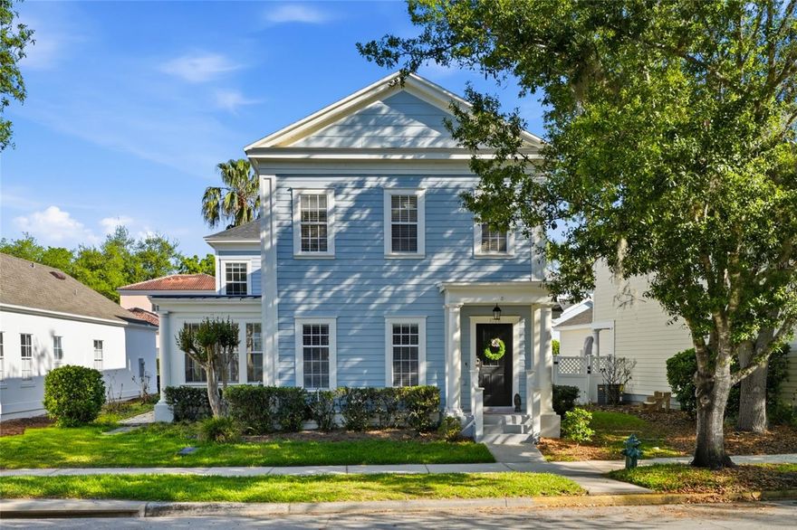 Charming and meticulously maintained home in the highly sought-after town of Celebration, offering 4 bedrooms and 3 full baths in the main home, plus a private garage apartment with its own bedroom and bathroom—a rare and highly desirable feature, especially at this price point. Opportunities to own a home with a true garage apartment in Celebration under $1M are extremely limited, making this property a standout for buyers seeking flexibility, rental income, or multigenerational living.

Major updates provide peace of mind, including new A/C systems (2023), proactive full replumbing of both the main home and apartment (2023), a 2018 roof, and a 2020 water heater. Additional upgrades include new refrigerators, microwaves, and garbage disposals in both living spaces. The garage apartment has been tastefully refreshed with new luxury vinyl flooring and new carpet on the stairs, offering modern comfort and turnkey appeal.

Whether used for guests, a private office, or income-producing potential, the garage apartment enhances both lifestyle and long-term value.

Enjoy all that Celebration has to offer, including scenic walking trails, community pools, parks, playgrounds, a fitness center, tennis courts, and a vibrant downtown with dining and shopping—all just moments away.