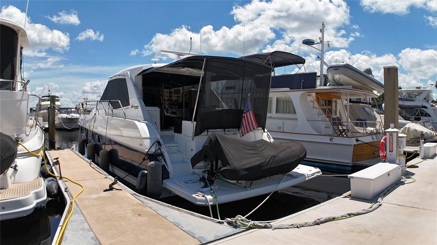 Own your piece of paradise with this premium deep-water boat slip at S-46 on South Dock at the highly coveted Riviera Dunes Marina.   Located on Florida’s beautiful Gulf Coast, this protected marina is one of the safest harbors in the region with easy access to Tampa Bay, the Intracoastal Waterway, and the Gulf of America. 

This floating dock slip measures 55' x 19.4', accommodates vessels up to 45 feet in length, and offers 50 amp shore power,  pump-out at each slip, and Wi-Fi. Owners enjoy full access to the marina's resort-style amenities, including gated parking,  2 floating heated pools, pet walking area, social docks with 3 grills, laundry facilities, private bathrooms and showers, and an on-site fuel dock.

With 24-hour gated security, Riviera Dunes offers luxury, safety, and convenience. Minutes from waterfront dining, downtown Bradenton, and Sarasota. The Dockside Restaurant is great place for food and drinks.  Don't miss the Happy Hour Menu!

This is a rare opportunity to own in one of Florida’s top-rated marinas—perfect for seasonal boaters or as a rental investment! Purchased slips can also be rented and managed by the marina or owner. You do not need to own a home or condo to purchase a slip here at Riviera Dunes Marina.