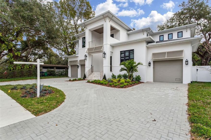 Stunning Sunset Park New Construction Pool Home built by Luxury Home Builder Gloger Construction offers over 5100 sq ft with 4 bedrooms, 5.5 Bathrooms and a large 3 car garage. Sitting on an expansive 80x132 ft lot, this All-Block construction home was built with superior craftsmanship and of the highest quality. With a very versatile open floor plan downstairs you will find a spacious office, powder bath, guest suite with private full bath, Chef Style Kitchen with Thermador Appliances that opens to your large family room with gas fireplace and sliding glass doors overlooking pool area. Upstairs you will find 2 large secondary bedrooms both with en-suite bathrooms, bonus room, main laundry room, and a master suite that will simply take your breath away. Other features that come with this Gorgeous home are all white oak 7.5 " plank wood floors, 7.25 inch crown moldings and base boards, Level 5 quartz countertops, Decorative wood cabinetry, 10ft Ceilings both downstairs and upstairs, Level 4 Smooth Drywall and so much more. In the backyard you can relax under a large, covered lanai with tongue and groove wood ceilings which also features an Alfresco Outdoor Kitchen with grill, sink, beverage refrigerator. Home to be completed late 2023. Call for Feature Sheet to see all the amazing high-end finishes that will be in this home. Truly Impressive!!! This home is everything you have been searching for and more.