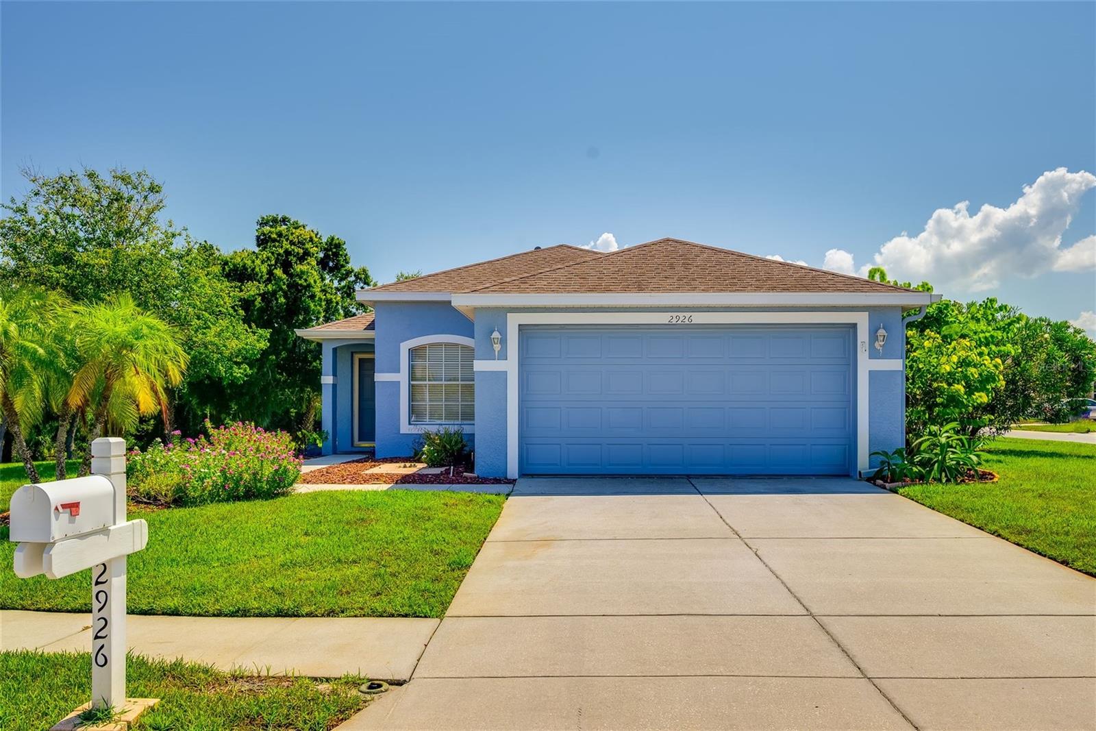 The best house in this great 55+ gated community. It sits at the corner of a cul-de-sac with so much space all around (no home next to it) and overlooking on a pond with beautiful birds playing with the water by the green trees year round. The property is ready to move-in. Master bedroom with its own bathroom with shower and walk-in closet. Split plan, with a good size bedroom on the west side of the home and the third could be an office if you work from home. Floors are good quality laminate and tile. The kitchen has plenty of cabinets and stonelike countertops. Second bathroom has a skylight and there is a utility room, with washer and dryer in place, on your way towards the oversized two car garage with selving for storing your extra items. You may enjoy plenty of activities at the clubhouse inside the gated community, or at the master one. For more information on what this community has to offer visit: http://www.mykeyvista.com/master.htm and http://www.mykeyvista.com/villas.htm