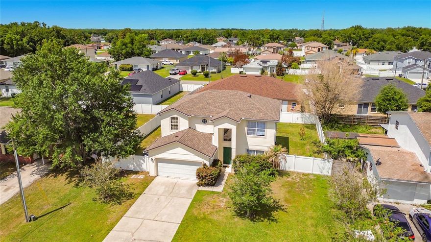 This spacious 4-bedroom, 2.5-bath residence offers over 2,100 square feet of comfortable living space designed for both everyday living and entertaining.
Step inside to discover a versatile floor plan featuring formal living and dining areas, a spacious family room, and a bright breakfast nook overlooking the backyard. The large kitchen offers abundant cabinet and counter space, making it the perfect gathering spot for family and guests alike.
Upstairs, all four bedrooms provide privacy and functionality, including a generous primary suite with an updated en-suite bathroom designed for comfort and relaxation. The additional bedrooms offer flexibility for guests, home office space, or growing households.
Major updates provide a roof installed in 2019, master bathroom updated 2024 and the fenced backyard offers plenty of room for outdoor enjoyment, pets, play, or future outdoor living additions.
Conveniently located near shopping, dining, schools, parks, and major roadways, this home combines space, value, and functionality in one of Poinciana’s established neighborhoods. 
Quick closing is ok!