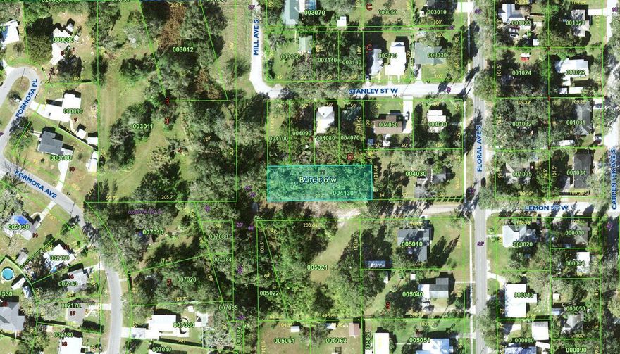 0.34 Acre Residential Lot on West Lemon Street. Come see this beautiful lot located in historic Bartow! Enjoy the tree-lined street and easy access to parks and schools. No HOA! This is within city limits so you can enjoy the convenience of public water and sewer.
