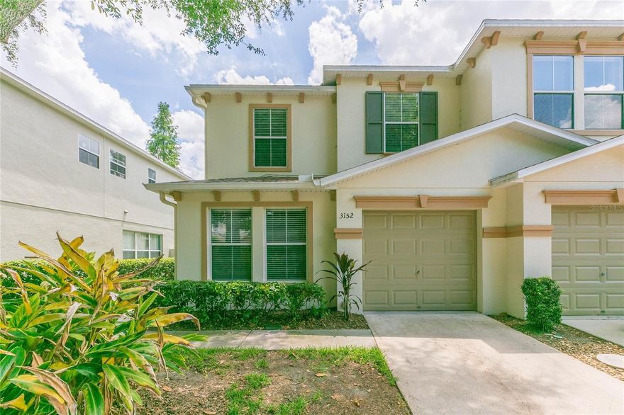 Welcome to the community of Wedgewood in the heart of Valrico. This 2-story townhome boasts 4 bedrooms, 2.5 baths, a 1 car garage, and a thoughtfully laid out interior. Major upgrades include new roof (2025), new A/C (2025), fresh interior paint, and a new double-pane sliding glass door. The first floor features an open concept layout between the kitchen, living room and dining room, perfect for everyday living and entertaining. The kitchen has newer stainless-steel appliances, recessed lighting, a center island with breakfast bar, and a large pantry closet. Glass sliders lead out onto the covered patio, an ideal setting to relax and enjoy the peace and quiet of NO REAR NEIGHBORS!  A downstairs bedroom with nearby half bath completes the main level, providing flexibility for guests, a home office, or multi-generational living. Upstairs, the primary bedroom has a spacious walk-in closet and en suite bath with dual vanity sinks, glass enclosed shower and separate soaking tub. The remaining two secondary bedrooms share a full bathroom and the laundry room is conveniently located near all upstairs bedrooms. Wedgewood offers maintenance- free living at its finest and a community pool! No CDD!