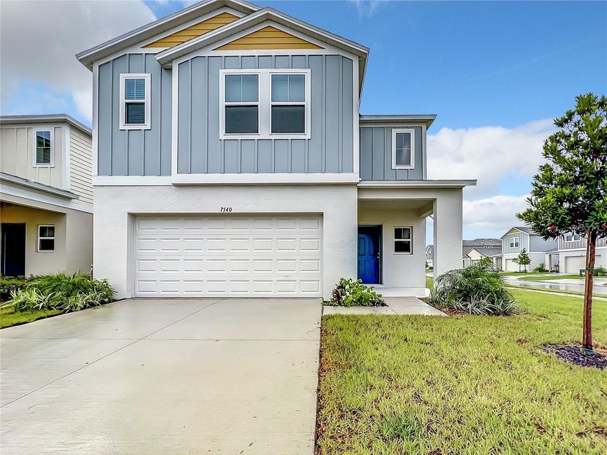 NO CDD COMMUNITY! Welcome to your like-new dream home in the highly desirable Pasadena Point community of Wesley Chapel. Built in 2023 by Casa Fresca Homes, this beautifully designed Indigo floorplan offers 5 spacious bedrooms, 3 full bathrooms, and 2,471 square feet of thoughtfully crafted living space.
Step inside to an expansive open-concept great room that seamlessly connects to a stylish, modern kitchen—perfect for everyday living and effortless entertaining. The home showcases high-end finishes throughout, including quartz countertops, stainless steel appliances, and a generously sized walk-in closet in the primary suite. The two-story layout provides the ideal blend of shared living areas and private retreats, while large sliding glass doors fill the home with natural light.
Residents of Pasadena Point enjoy fantastic community amenities, including a resort-style pool and clubhouse, playground, dog park, and scenic sidewalks perfect for evening walks.
Conveniently located just off Overpass Road, you’re minutes from top shopping and dining destinations like The Shops at Wiregrass and The Grove at Wesley Chapel, as well as outdoor recreation at Wesley Chapel District Park. With quick access to I-75 and I-275, commuting to Tampa or Lakeland is simple and convenient.
Move-in ready and packed with upgrades, this home offers the perfect combination of modern comfort and community charm. Schedule your private showing today and experience the best of Wesley Chapel living.