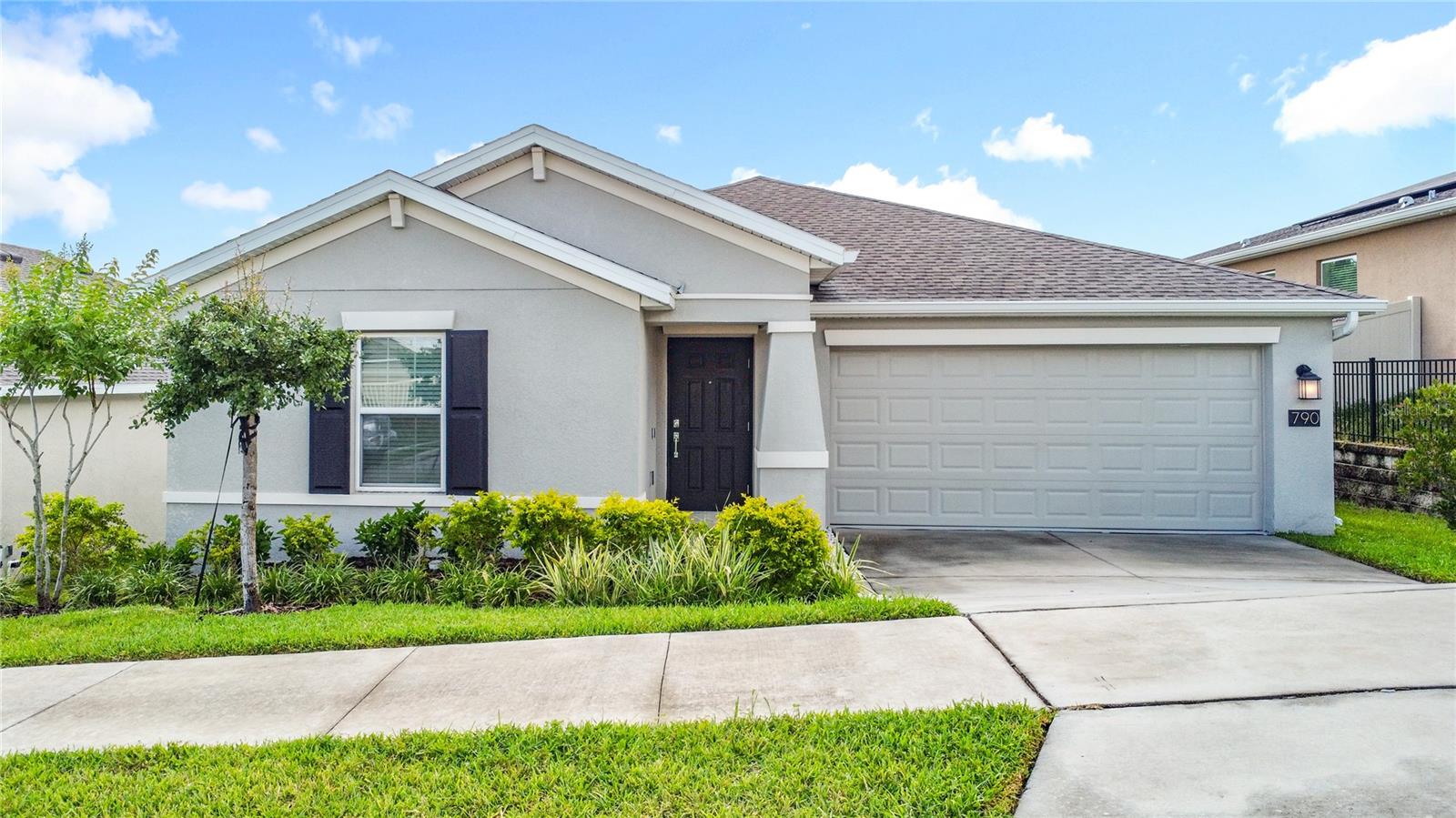 Welcome to Citrus Reserve!
This home was constructed in 2022 and is located in the heart of Davenport! This home contains 3 spacious bedrooms, 2 upgraded bathrooms, a massive living area, state of the art kitchen including stainless appliances, a laundry room with washer and dryer, and a large two car garage. This home is also fully fenced. This home is located just off of Highway 27 providing convenient access to shopping, restaurants, and all that Davenport has to offer. This amazing home won't last long! Rent includes lawn service and garbage.