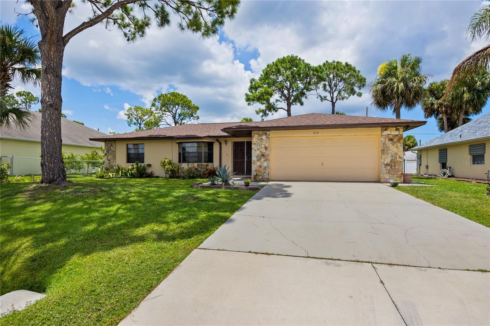 Welcome to 213 Alcantarra St NW in the beautiful Palm Bay, Florida. This beautifully laid-out 3 bedroom, 2 bathroom home offers 1,182 sq ft of smart, comfortable living with a split floor plan that gives you both space and privacy.
Inside, you’ll love the large master bedroom, open living area, and the enclosed lanai that’s perfect for morning coffee or winding down at night. The fully fenced backyard is a great space for pets, gardening or entertaining your family. This home sits directly across from a lovely nursery, giving you peaceful views of lush greenery right from your front yard.
The home comes fully furnished and includes all appliances. A new roof has been recently installed. This home is truly move-in ready. And the best part is that there’s NO HOA and NO CDD.
Location-wise, you can’t beat it. Just minutes from I-95, you’ll have easy access to Orlando, nearby shopping, and major employers on the Space Coast like SpaceX, L3Harris, and Northrop Grumman. Palm Bay is one of Florida’s fastest-growing coastal cities, offering a laid-back lifestyle with big city convenience.
You’re also close to some of Florida’s best beaches, including Melbourne Beach, Indialantic, and Cocoa Beach & perfect for weekend getaways or daily escapes.
Whether you’re a first-time homebuyer, investor, or looking for a fully furnished move-in ready Florida retreat, this home has everything you need. Schedule your private showing today.
