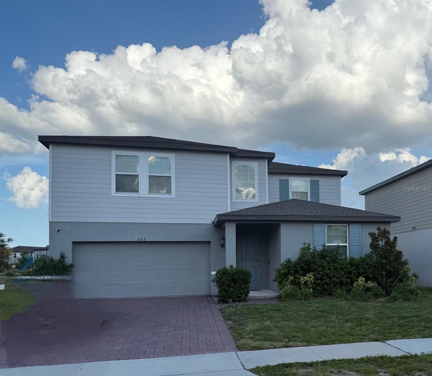 The gorgeous two-story home is located in a highly desired community only 15 minutes from the heart of Lake Nona. It has over 2600 sqft, 4 bedrooms, 1 flex room, 3
bathrooms with a loft, an open field in the backyard with no neighbors. This new house has everything you need for the family, a kitchen loaded with stainless steel appliances, and a quartz countertop throughout the house. The community pool will be ready soon for you!