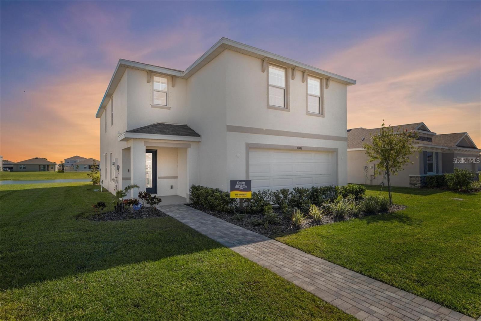 Welcome Home! This is a 4 Bedroom plus a Loft, 2.5 bath fully furnished home with a two-car garage on a waterfront oversized lot in the sought-after Creek Preserve community. The first floor has 18x18" grey tiles throughout with lush carpet on the second floor. The up-to-date kitchen features light shaker cabinets with granite countertops and stainless-steel appliances. The kitchen island with a breakfast bar is the focal point of this open concept home. The main floor powder room and walk in pantry are excellent for everyday living essentials. The living room / great room leads to the patio and backyard. The second floor opens up to a loft with 3 great size bedrooms. The main bathroom has a double vanity with a soaking tub. The master suite boasts a large walk-in closet, with an ensuite that has a walk-in shower, and double vanity. Lots of natural sunlight with large windows on all sides. The community amenities include an open-air club house, pool, playground, walking trails, and basket ball court. The community is centrally located near shopping like walmart aldi, schools, and parks like EG simmons park ,Little Manatee state park, apollo beach nature preserve, and more. Pets ok.