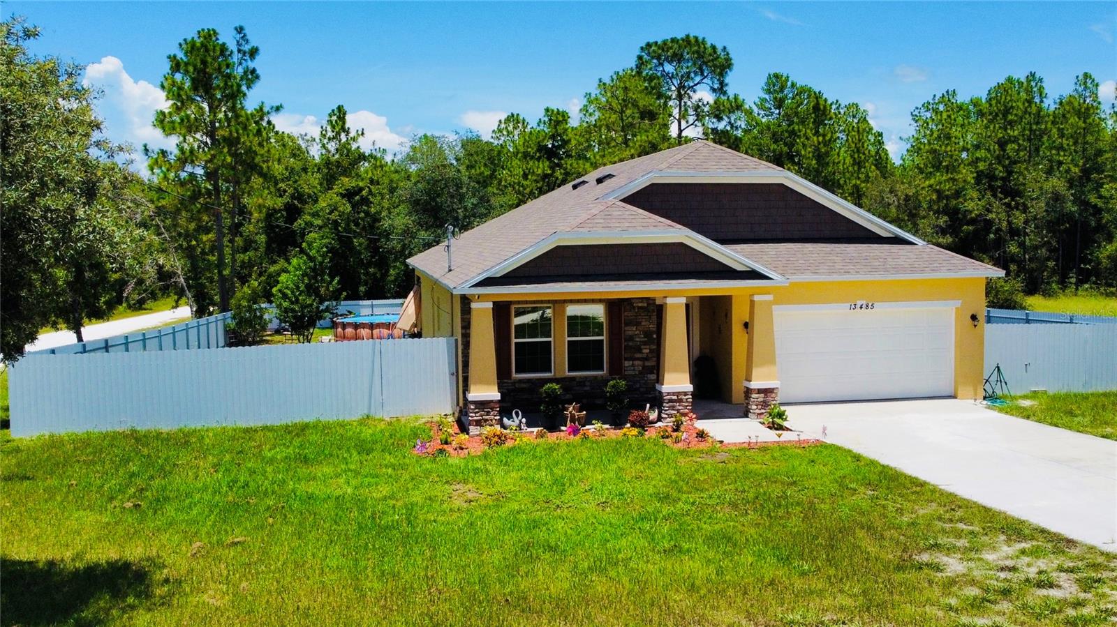 Your Private Oasis Awaits at 13485 Resort Ave in Weeki Wachee, FL! Imagine owning a spacious, versatile property where Florida living meets endless possibilities—welcome to 13485 Resort Ave, a hidden gem nestled in the heart of Weeki Wachee! This generous land parcel offers room to roam, play, and unwind, making it perfect for your dream home, vacation getaway, or investment opportunity. With ample acreage, this isn’t just a lot—it’s a blank canvas for your vision, whether you're dreaming of a sprawling single-family home, a tranquil retreat, or even an income-generating property. Fresh upgrades make it even more enticing, including a brand-new metal fence for privacy and security, plus a sparkling above-ground pool to beat the Florida heat in style. The spacious layout of 4 bedrooms (1997 sq ft!) provides plenty of room to spread out, entertain, and make memories. Located in prime Weeki Wachee, you’re just moments from world-famous springs, boating, fishing, and natural beauty, with endless outdoor potential—RV parking, a garden oasis, or a backyard paradise, Your imagination is the limit! Don’t miss this investment goldmine in a sought-after area where land is at a premium. Whether you want a vacation escape, permanent paradise, or smart investment, this property delivers. Schedule a tour today and start living the Florida dream at 13485 Resort Ave—where every day feels like a getaway!
