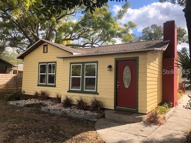 Here's your opportunity to live in the heart of the Historic Kenwood neighborhood in St Pete! This light and bright craftsman style home with 2 beds, 1bath exudes the original charm & character. However, the home has been beautifully updated and remodeled for today's modern living.This darling home offers original restored hardwood floors in most rooms, classic arches, plaster walls, a fireplace and wide base trim plus a bonus room in front that would be a great office spaceThe new offerings are many but here are the highlights: All new insulation and new windows making the home quiet and energy efficient, new shingle roofs in 2020 on the home and the garage/apartment, new central heat and AC (also in the apt), all new kitchen with granite, tile backsplash, appliances, flooring and recessed lights. The spacious bathroom offers a porcelain tub/shower, new vanity, toilet, medicine cabinet and lighting, fresh paint throughout , new ceiling fans, new cedar siding and tankless water heater for the house.Located in a walkable neighborhood close to the Grand Central district where so much is happening from art galleries, art walks, micro breweries, new restaurants, festivals and entertainment. It's all here in wonderful St Petersburg. See this home today!