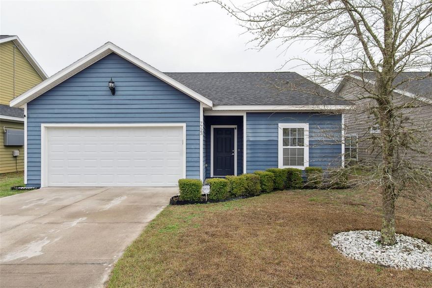 Beautifully maintained 3-bedroom, 2-bath home offering over 1,000 square feet of comfortable living space in the desirable Buck Bay subdivision. This move-in ready property features an ample kitchen and bathrooms, with carpeted bedrooms including a spacious primary suite complete with dual sinks and a walk-in closet. The functional kitchen offers laminate countertops and an efficient layout that flows seamlessly into the main living area, ideal for everyday living and easy entertaining. Washer and dryer convey, with laundry conveniently located in the garage. Recent improvements include new garage door springs, recently replaced garbage disposal, brand-new hallway bathroom exhaust fan, and updated lighting throughout the home. The property is fiber-optic wired for high-speed internet and equipped with an irrigation system, while the well-maintained landscaping enhances curb appeal and outdoor enjoyment. An excellent opportunity for homeowners or investors seeking a well-cared-for property in a convenient Gainesville location.