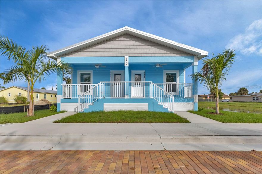 Welcome to The Coral Reef Duplexes, Located in the Historic Medical District of Punta Gorda!  Walking distance to Laishley Marina and downtown where you'll find plenty of dining, shopping, and entertainment. The hospital is located 1 block away and Harbor Walk is just 2 blocks away! Each Unit contains 2 bed, 2 bath, a total of 995 square feet. All featuring ceramic tile throughout, granite counters, wood cabinets, and walk in closets. Washer & Dryer included! All on city water and sewer! Right down the street you'll find South County Sports Complex including basketball courts, baseball fields, soccer fields, tennis, pickle ball, swimming, remote control car and boat racing....and more! You will love this fishing and boating Community! Close to I-75 and less than an hour to beaches! Call today and reserve your place!