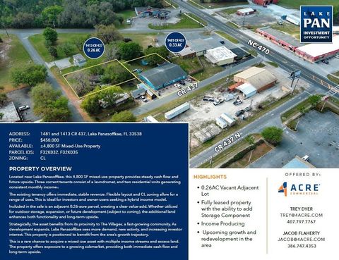 Tiny photo for 1481 Cr 437, Lake Panasoffkee, FL 33538 (MLS # O6405724)