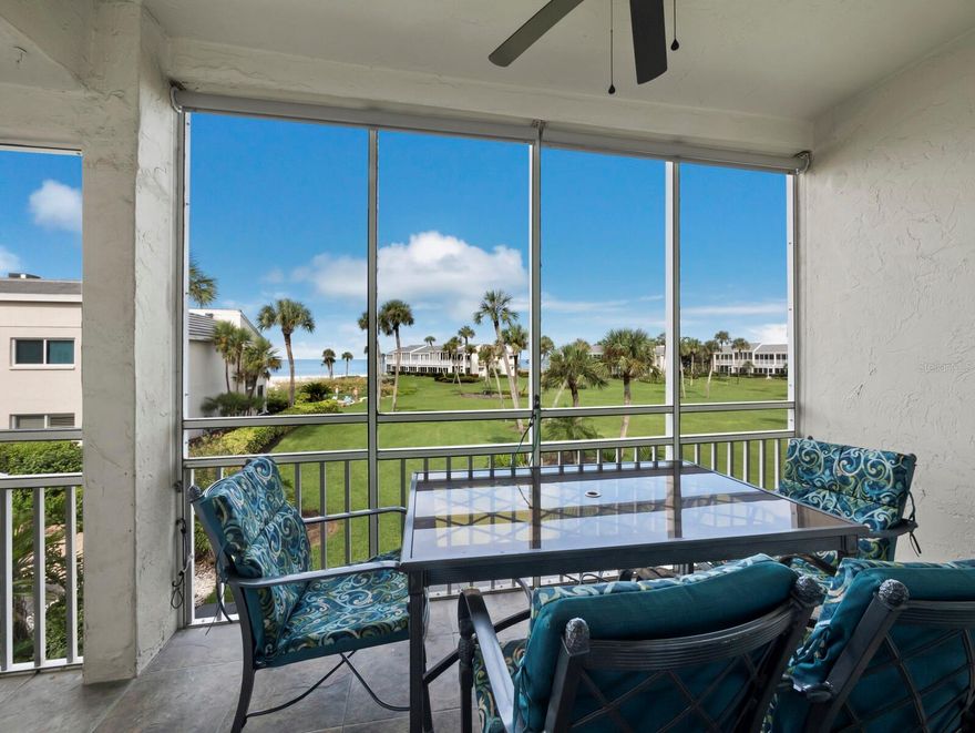 Looking for a beachfront home on Longboat Key with direct Gulf access? This 2-bedroom, second floor condo offers the island lifestyle you've been searching for—a waterfront community, stunning sunset views from the lanai, and steps to the beach. Located in Longbeach Condos on Longboat Key, this turnkey furnished, coastal Florida condo features 2 bedrooms, 2 bathrooms, and 1,170 square feet of living space. The comfortable floorplan features a bonus room for bunks, an office, or a reading room, a wide galley kitchen with Corian counters and tossed marble tile backsplash, in-unit washer/dryer, tile floors throughout, and a private balcony with views of the Gulf. At 19.5 base flood elevation, this unit survived last year’s hurricanes without water intrusion. Longboat Key Living means beach access, world-class golf courses, and waterfront dining just minutes away. The Longbeach community offers 3 acres of gulf front, beach property, amenities like heated pool, club house, open parking, private beach access, kayak storage and tennis. You're 15 minutes to St. Armands Circle shopping, 20 minutes to downtown Sarasota, and close to world-class fishing charters from Cortez Fishing Village. This barrier island property is perfect for full-time Florida living, a vacation home, a snowbird retreat or investment rental property. The location puts you near Coquina Beach, Marina Jack, and easy access to Sarasota-Bradenton International Airport.