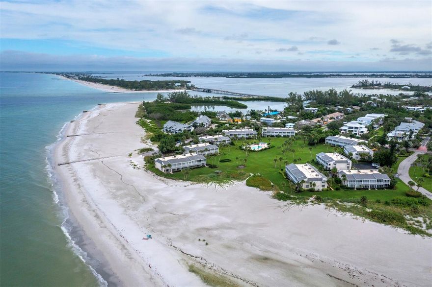 Gulfside Condo on north Longboat Key with direct beach access: This 2-bedroom, with bonus room, second floor condo offers the island lifestyle you've been searching for—a waterfront community, stunning sunset views from the lanai, and steps to the beach. Located in Longbeach Condo community on Longboat Key, this turnkey furnished, coastal Florida condo features 2 bedrooms, 2 bathrooms,and a bonus room currently used as a den. The comfortable floorplan features a bonus room for bunks, an office, or a reading room, a wide galley kitchen with Corian counters and tossed marble tile backsplash, in-unit washer/dryer, tile floors throughout, and a private balcony with views of the Gulf. At 19.5 foot base flood elevation, this unit was well above the storm surge of previous hurricanes. 
Longboat Key Living means beach access, world-class golf courses, world class tennis and waterfront dining just minutes away. The Longbeach Condo community offers 9.2 acres of gulf front, beach property, amenities like heated pool, club house, open parking, private beach access, kayak storage and private tennis. You're 15 minutes to St. Armands Circle shopping, 20 minutes to downtown Sarasota, and close to world-class fishing charters from Cortez Fishing Village. This barrier island property is perfect for full-time Florida living, a vacation home, a snowbird retreat or investment rental property. Rental history/projections available.  The location puts you near Coquina Beach, Marina Jack, and easy access to Sarasota-Bradenton International Airport. Nationally ranked medical facilities located within minutes and all LBK first responders are EMTs!