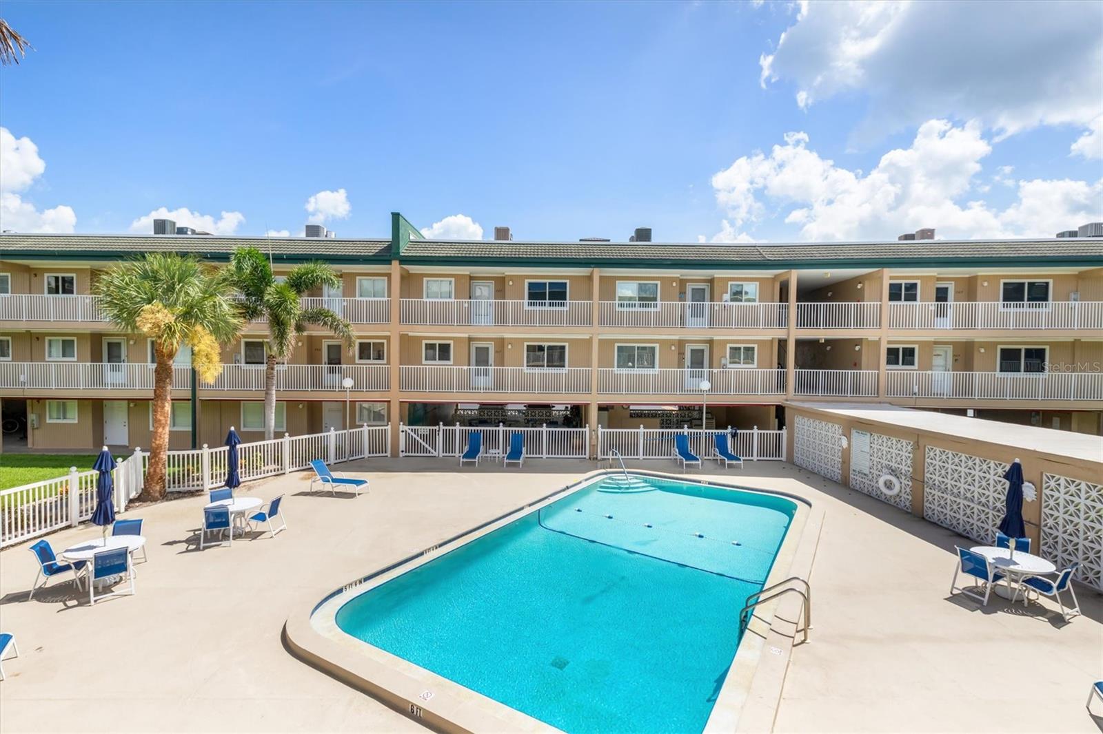 Welcome to Charlevoi – a beautifully maintained 55+ condominium community in the heart of historic downtown Punta Gorda. This charming 2-bedroom, 2-bathroom second-floor unit (Unit 207) offers a bright, open layout with tranquil views of the heated community pool, and is just steps away from the city’s waterfront parks, shopping, dining, and vibrant local events.
As you enter, you’ll find a spacious great room and dining area that flows seamlessly to the screened 19’ x 6’ lanai, perfect for enjoying your morning coffee or an evening breeze. The kitchen is well-equipped with wood cabinetry, a pantry, breakfast bar, and all updated/new appliances (2021-2023). Whether you're preparing a meal or entertaining guests, the layout is both functional and welcoming.
The primary suite features a walk-in closet, an additional built-in double closet, and a private en-suite bath with a walk-in shower. The guest bedroom is generously sized and is located on the opposite end of the unit for added privacy, with access to a full guest bathroom with a tub/shower combo.
Additional highlights include: New roof (2024), New hot water heater (2023), A/C replaced in 2022, In-unit laundry, Lanai storage closet, Assigned open parking (Unit 207).
Charlevoi is an active 55+ community with thoughtfully maintained amenities, including a heated community pool, shuffleboard courts, fitness room, library, and a workshop space. Social events are regularly hosted, creating opportunities to meet neighbors and enjoy a connected community lifestyle.
Enjoy the convenience of living just a short walk from the Charlotte Harbor Event & Conference Center, Gilchrist Park, Fishermen’s Village, local boutiques, restaurants, medical offices, and the popular Saturday farmers market. Downtown Punta Gorda also features scenic walking and biking paths, public boat ramps, and year-round events along the waterfront.
If you're looking for low-maintenance living in a friendly and walkable 55+ community, this move-in-ready condo offers the perfect blend of location, comfort, and lifestyle.