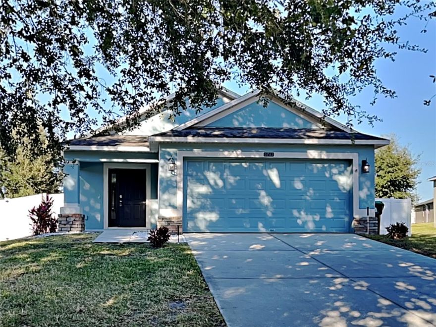 Take a look at this beautiful home, Clean and Move-In Ready, split plan featuring 3 bedrooms, 2 bathrooms, 2 car garage and approximately 1,348 heated square feet. Guard at gate, must view with an Agent. Community clubhouse with pool, fitness center and more. Enjoy the freedom of a virtually maintenance free lifestyle while residing in a great community. Pool service (if applicable) is $125/mo, Smart Home Tech - $19.95/mo. Renters insurance reqrd. Admin Fee - $150 after lease is generated. Applications are First Come First Serve basis. Variable Rent Option – go to “Apply” on website and select Term for monthly rental options. This home is professionally managed and maintained by Owner. You deserve single family rental living at its best!