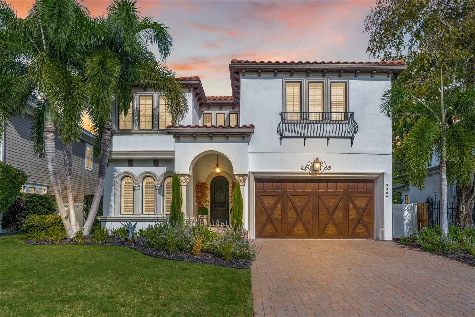 No flood insurance required. Golf View is one of the most desirable neighborhoods. The Spanish Mediterranean pool home has it all! A modern build with Spanish Mediterranean flair, this Plant High school zoned home offers five spacious bedrooms and three and a half baths within its 4,196 sqft footprint. A true oasis, the property boasts a screened & heated saltwater pool with an adjoining outdoor kitchen that invites year-round relaxation and recreation. The generous floor plan offers a private office, formal & casual dining spaces and a great room where your chef’s kitchen is the star. With gleaming white cabinetry, ogee edge marble counters, a gas range & more this is the perfect place to prepare weeknight dinners or host family gatherings. Even more conveniences like pool bath access & a mudroom right off the garage leave nothing to be desired. Inside your large garage is an electrical system set up for electric car charging with a 240v outlet. On the second level you’ll find four additional bedrooms and two full baths including the oversized master suite and en-suite bath. This private retreat offers his and hers walk-in closets, tons of natural light, and a spa like bath with garden tub & glass-enclosed shower. Conveniently located just outside the primary suite is your full-sized laundry room! Each of the bedrooms offer generously sized closets and with additional storage spaces located on the second floor you’ll never run out of space. This amazing property combines luxury amenities with an ideal location and won’t last long!