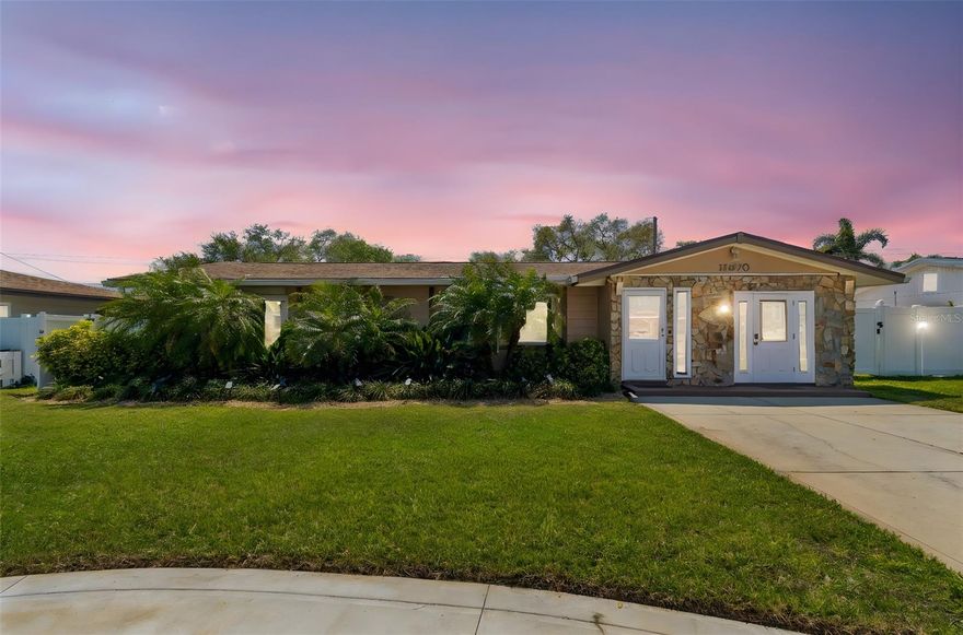 Welcome to a versatile and inviting home in the heart of Seminole! This spacious 2-bedroom residence offers more than meets the eye, featuring a thoughtfully converted garage that creates a large bonus room—perfect as a potential 3rd bedroom, home office, flex space, or the ultimate man cave or she shed. With its own private exterior entrance, this space provides added flexibility and privacy for a variety of lifestyles.

The home sits on a beautifully maintained lot with well-manicured front and back lawns, a fully fenced backyard, and a convenient circular driveway that enhances both curb appeal and functionality. Enjoy relaxing or entertaining on the screened rear lanai, overlooking the lush green yard, complete with a large storage shed for all your tools and toys, paver patio perfect for grilling and a bistro table plus hurricane shutters installed on every window! 

Inside, you’ll find charming features including a cozy fireplace and an overall layout that offers both comfort and practicality. Along with large walk-in closets in both main bedrooms and a en-suite full bath in the Primary Bedroom. For added peace of mind, the home is equipped with an electrical bypass plug for a backup generator.

Ideally located just minutes from top-rated local schools, the Seminole Recreation Center, Seminole City Center and Library, nearby parks, and multiple golf courses, this home truly puts you close to everything. Commuting is a breeze with easy access to both St. Pete–Clearwater International Airport (PIE) and Tampa International Airport (TPA), while the area’s beautiful world famous Gulf beaches are just a short drive away.

Whether you’re looking for extra space, convenience, or a prime Seminole location, this property checks all the boxes.