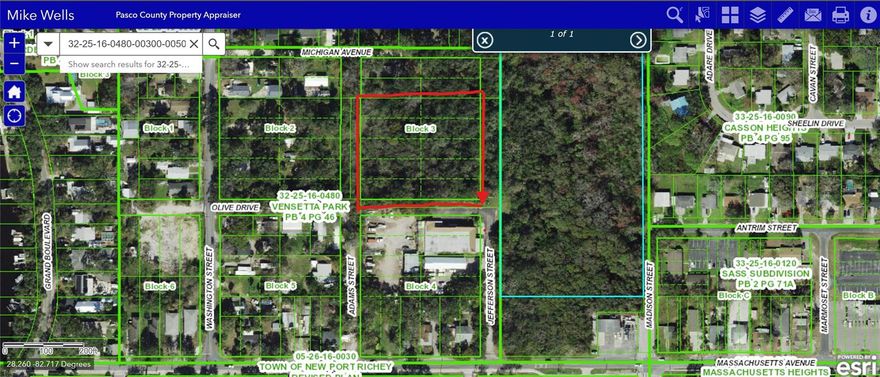 This is beautiful piece of land in the heart of New Port Richey. Neighboring parcels are also available for sale.