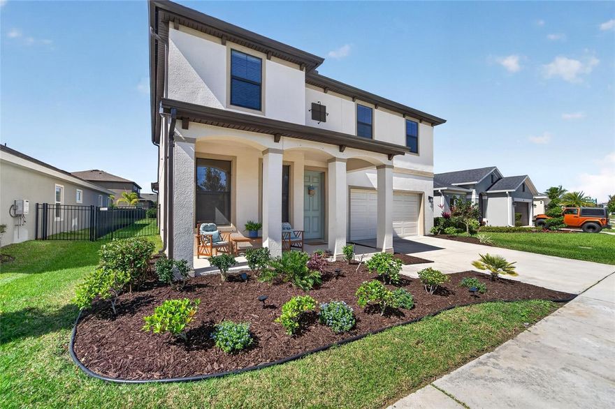 IMMACULATE WESTBAY KINGFISHER ON A RARE OVERSIZED LOT WITH A RESORT-STYLE BACKYARD THAT WILL STOP YOU IN YOUR TRACKS! 4 Bedrooms PLUS an office! From the moment you step in this home, you’ll understand what makes this one truly special. Enjoy a panoramic screened-in pool featuring a spa, sun shelf with bubbler, and an expansive travertine paver lanai, all designed for seamless indoor-outdoor living. Massive sliding glass doors open wide to create the ultimate entertaining space, while the fully fenced yard offers privacy on a VERY RARE, oversized homesite.

Located just a short walk to the Waterline Station amenity center and the state-of-the-art Sports Complex in the highly sought-after community of Waterset, this home offers both luxury and lifestyle.

Inside, the upgrades continue with custom Roman shades, designer built-ins throughout, and a stunning fireplace feature wall. The thoughtfully designed layout includes a dedicated office and a chef’s kitchen that truly delivers, complete with a massive cooktop and Café appliances, perfect for everyday living or hosting at scale!! This kitchen is something to see in person!!

A beautiful staircase leads to an upstairs loft, offering additional flexible living space. The primary suite is a true retreat, featuring a custom-designed closet and elevated tile work throughout.

Living in Waterset means enjoying some of the most desirable amenities in the South Shore area, including multiple resort-style pools, splash pads, state-of-the-art fitness centers, miles of walking and biking trails, playgrounds, dog parks, and beautifully designed clubhouses, all centered around a vibrant, active community lifestyle.

Ideally located in Apollo Beach, this home sits within a central corridor to Tampa, St. Petersburg, and Sarasota, offering convenient access to Tampa International Airport, MacDill Air Force Base, and some of Florida’s most beautiful world-renowned beaches.

This home blends function, luxury, and location in all the right ways—paired with one of the most desirable lots in the community, this is a rare opportunity you don’t want to miss.