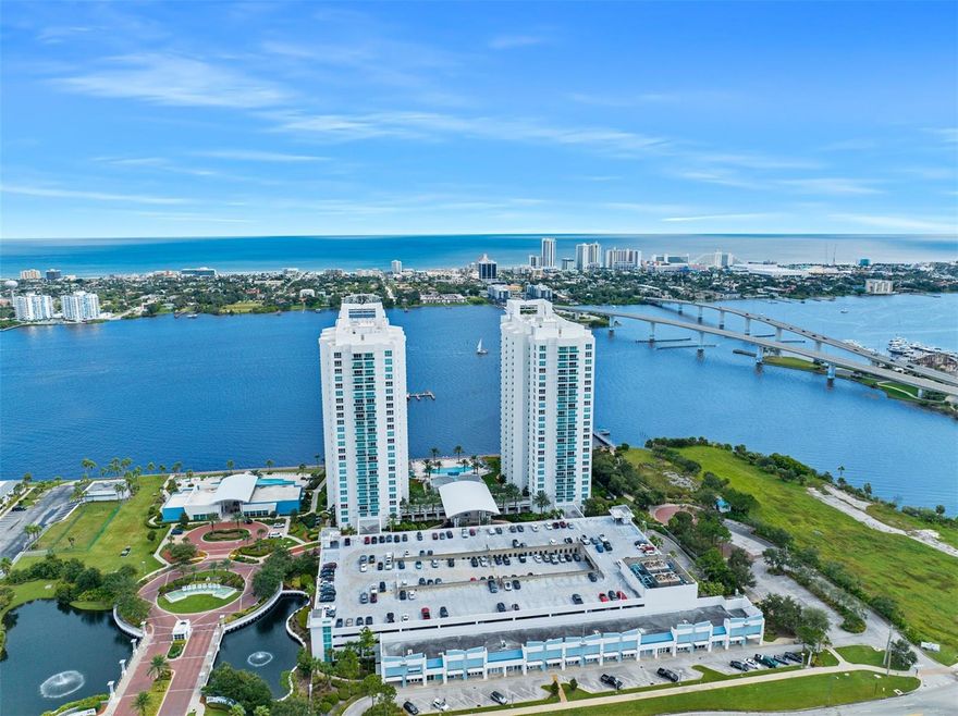 Perched on the 2nd floor, this beautifully 2 bedroom, 2 bathroom with North East View condo offers endless views and a bright, welcoming atmosphere, where you can enjoy your morning coffee while watching dolphins glide by and taking in beautiful sunrises. The home features two generously sized bedrooms, each with large closets. The expansive primary suite includes direct balcony access and a spa-inspired bathroom with dual vanities, marble countertops and flooring, a separate walk-in-shower, and a relaxing soaking tub. The second bedroom enjoys its own spacious bathroom with a walk in shower, providing comfort and privacy for guests or everyday living. The gourmet kitchen showcases elegant granite countertops and light wood cabinetry and opens seamlessly to the open concept living and dining areas, creating an inviting space for entertaining or unwinding. This residence is conveniently located near the stairs, allowing for easy access without long elevator waits,

making everyday living both comfortable and practical.

Set within a 24/7 gated and patrolled waterfront community, residents enjoy over 10,000 square feet of resort-style amenities, including a grand clubhouse, movie theater, fitness center, yoga/Pilates/dance studio, steam rooms with locker facilities, billiards and game rooms, library, Wi-Fi, full-time concierge, two beautiful pools, hot tub, food truck nights, and an active social calendar. Assigned garage parking and private storage are included.
With easy access to Downtown Daytona Beach, The World's Most Famous Beach, International Speedway, golf courses, kayaking, deep-sea fishing, jet skiing, and boating. Don't miss this AMAZING opportunity and Call to schedule your private showing today! This great price won't last long!