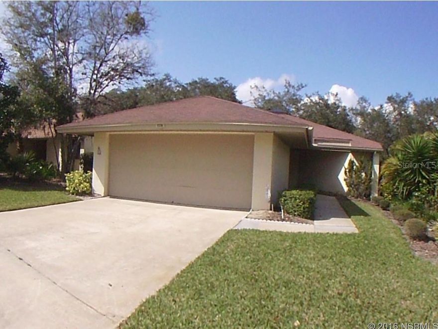 Expanded B model in Brae Burn 2 in Sugar Mill Country Club Community.  Home has a combination living room/dining room and spacious family room.There is an inside laundry room with large storage closet and full 2 car garage.  Home is being sold furnished. ;Water: City