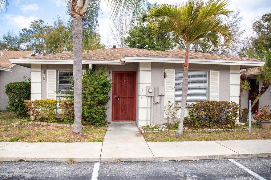 This spacious 2-bedroom, 2-bathroom one-story corner unit in Huntington of Carrollwood offers the perfect marriage of style and structural integrity. Move-in ready and freshly painted, this home provides ultimate peace of mind.
Significant capital improvements include a newer roof, a newer AC system, and a newer water heater. For added flexibility, the Florida room includes a closet and can easily serve as a 3rd bedroom. 
Located at the secluded west dead end of Humphrey Street off Dale Mabry Hwy, this residence offers a serene, tree-lined retreat while remaining minutes from the area’s best shopping, dining, and the Tampa International Airport. Residents also enjoy close proximity to the community pool. This rare find truly offers both the steak and the sizzle.