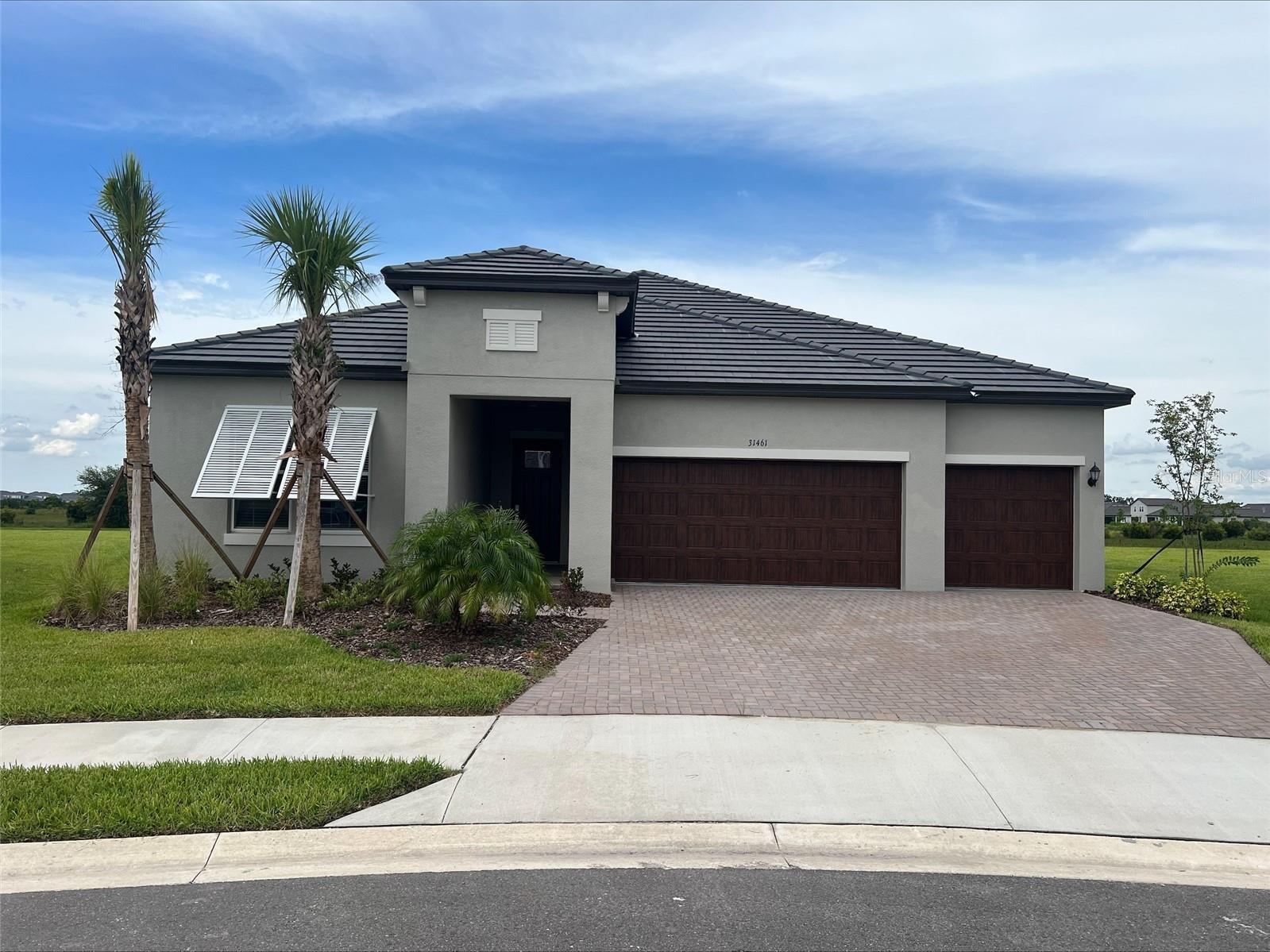 This beautiful single story home is located in the Medleys at Mirada and boasts resort-style living. This 55+
house is a 3-bedroom house that comes equipped with 3 large ensuite bathrooms. The open floor plan is
great for entertaining. The home comes equipped with a flex room, a premium lot pond view, and a 3-car
garage. Rent includes full access to the 15-acre Metro Lagoons by Crystal Lagoons. The outside amenities
includes an off-leash dog park, walking and biking trails, and golf cart paths. HOA includes free access to the
internet and cable. The HOA also takes care of common area maintenance. Residents have the opportunity
to take part in daily events.