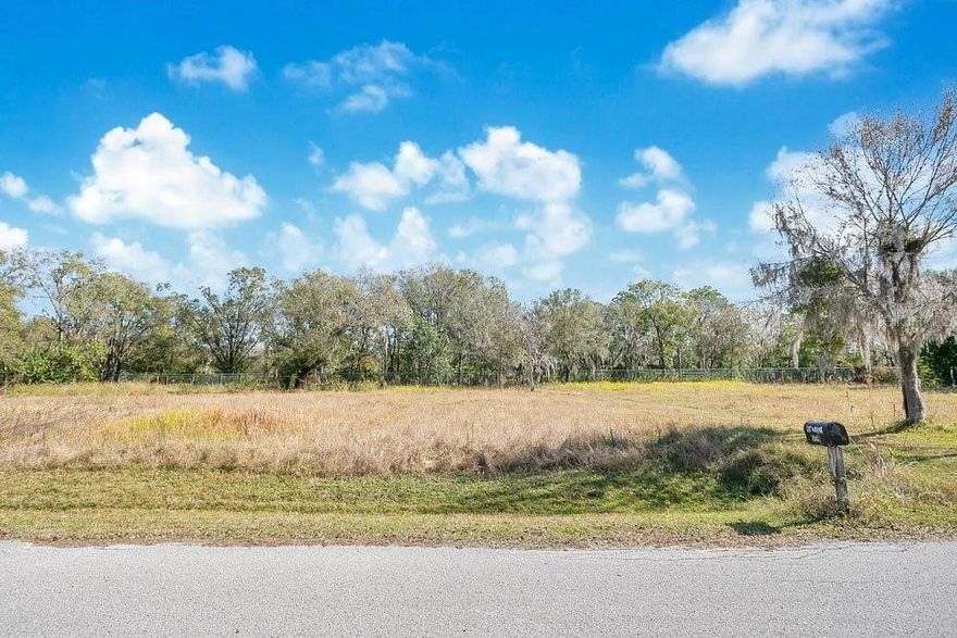 This is the lot you have been waiting for! Visualize your brand new home, nestled in a peaceful country setting, yet conveniently located within minutes of the Suncoast Parkway, providing easy communite to entertainment, restaurants, and beaches alike. This cleared, flat lot provides the perfect setting to design and build your dream home. There are no HOA, CDD fees, or deed restrictions.This lot is "ready to build", featuring a newly installed well (pump &. tank required). In addition, the lot has a credit of about $14,000 toward Pasco County impact fees.